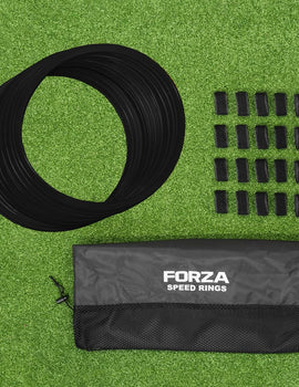 FORZA Agility Rings [12-Pack] - Versatile Multi-Sport Training Set for Football and Fitness