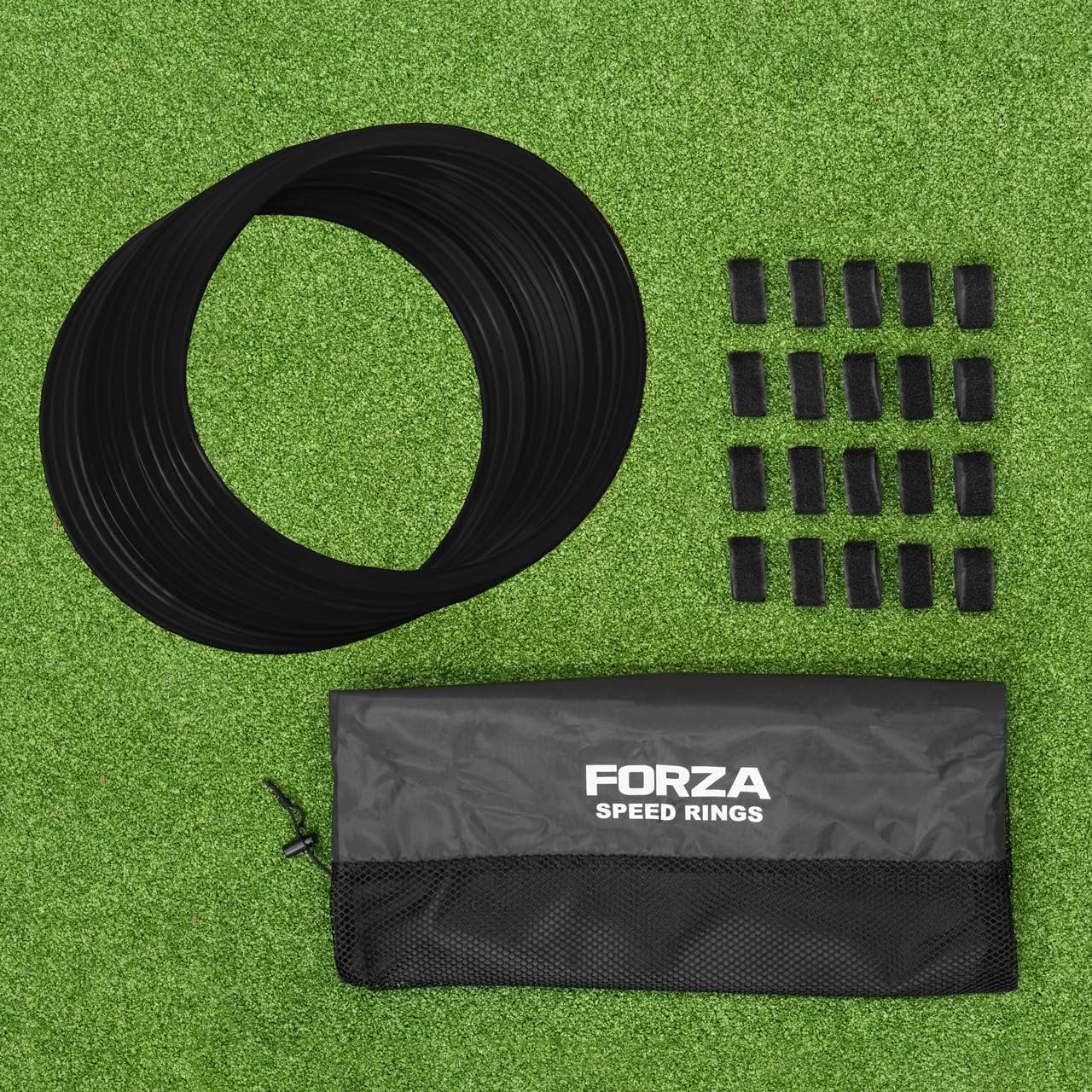 FORZA Agility Rings [12-Pack] - Versatile Multi-Sport Training Set for Football and Fitness