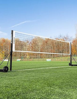 FORZA Pro Portable Football & Head Tennis Net - Adjustable Height, Reinforced Aluminium & Easy to Move