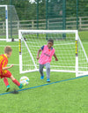 FORZA PVC Football Goal With Pro Target Sheet [6ftx 4ft] | Kids Training Equipment - Garden & Target Sheet | Premium PVC Locking - Weatherproof Design