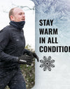 FORZA Winter Thermal Sports Grip+ Gloves – Insulated Fleece Lining, Hex Gel Grip, Water Resistant & Windproof – Sizes 4–11 – Ideal for Football, Rugby, Running & Outdoor Sports