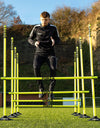 FORZA Adjustable Height Outdoor Hurdle Set 4ft & 5ft | Sports Exercise Equipment | Football Training Equipment | Speed & Agility Training Kit for Men, Women & Kids