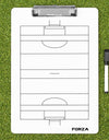 FORZA Coaching Clipboard | 13 Sports Available | Wipe Clean Tactic Board