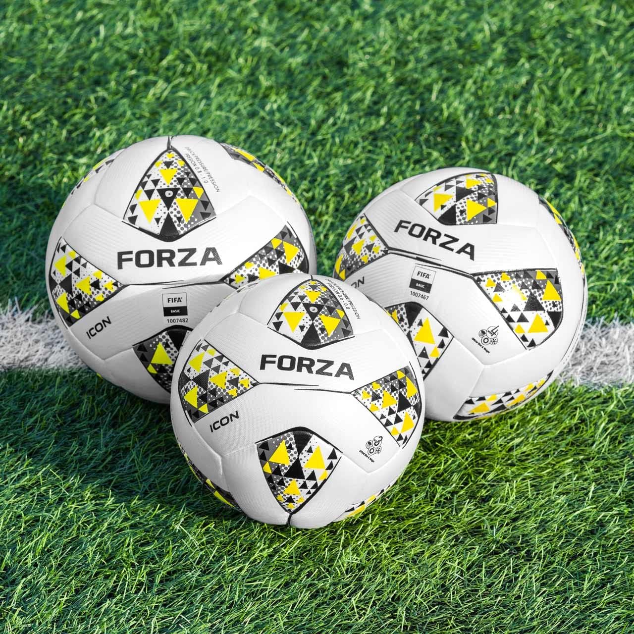 FORZA Icon Pro Match Football - Size 3, 4 & Size 5 Balls | Match Balls for Football | Football Match Balls | Footballs for Matches