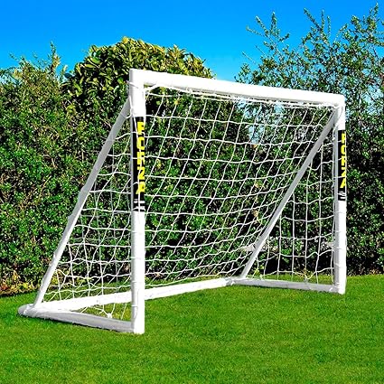 But de football pour enfants FORZA 1,80 m x 1,20 m | Les meilleurs poteaux de jardin du Royaume-Uni - Cible, ballon et sac de transport en option - Léger, résistant aux intempéries et facile à monter