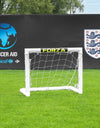 FORZA Mini Target Goal [3ft x 2.5ft] | Ultra-Durable & Weatherproof Kids Target Football Goal – Quick & Easy Assembly
