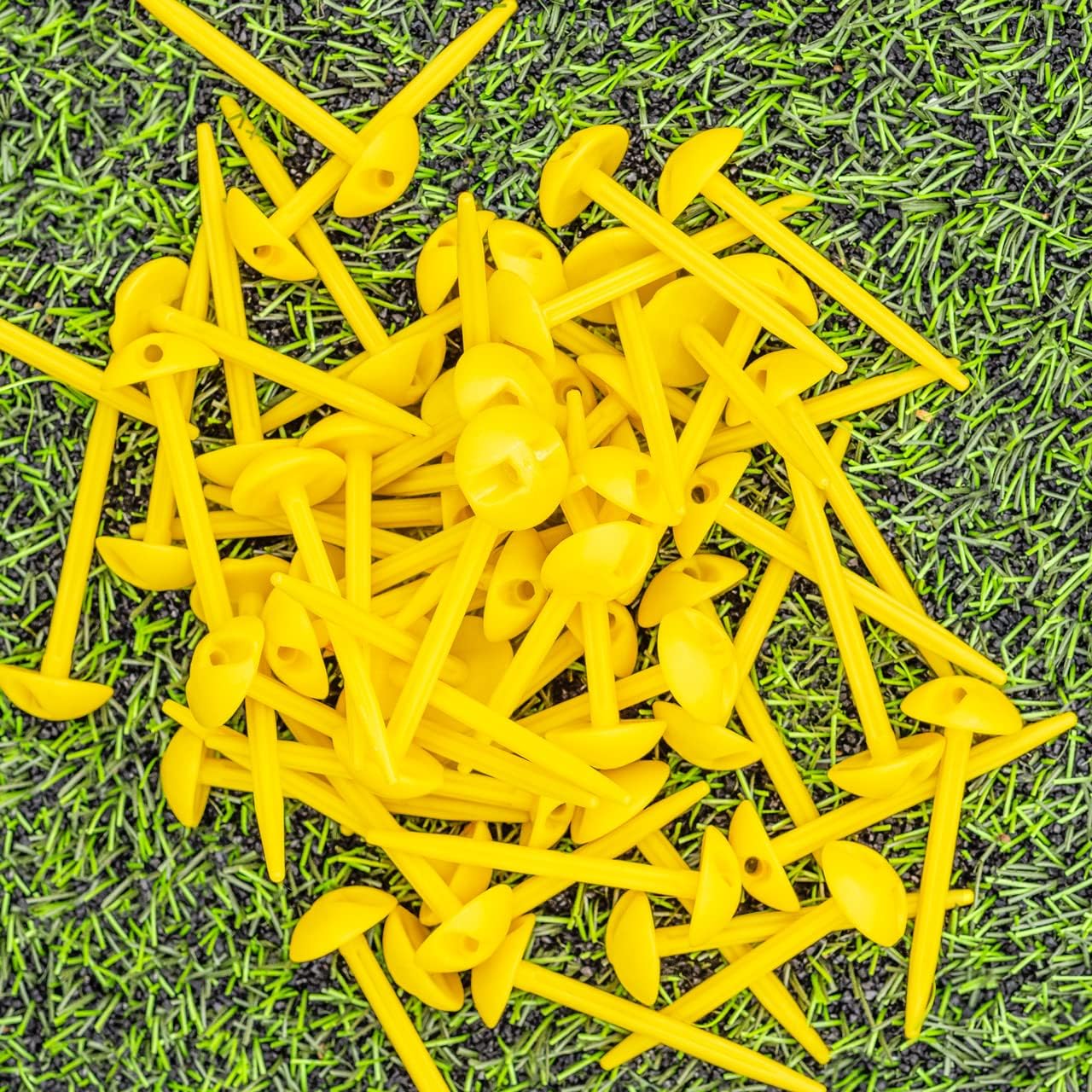 FORZA 100m Pitch Marking Tape - White/Yellow/Blue Tape for Sports Pitches