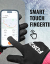FORZA Winter Thermal Sports Grip+ Gloves – Insulated Fleece Lining, Hex Gel Grip, Water Resistant & Windproof – Sizes 4–11 – Ideal for Football, Rugby, Running & Outdoor Sports