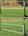 FORZA Pro Portable Football & Head Tennis Net - Adjustable Height, Reinforced Aluminium & Easy to Move
