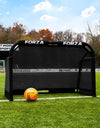 FORZA POD Goal - PRO ALU50 Folding Football Goal | Fold-Away & Freestanding Target Goals | Carry Bag Included - Multiple Sizes & Colours