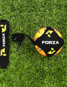 FORZA Solo Football Kick Trainer - Pro Individual Football Training Kit | Solo Practice Training Aid | Football Training Equipment for Kids/Adults | Improve Football Skills