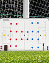 FORZA 90cm x 60cm Sport Coaching Board | 13 Sport Options | Double-Sided Dry Wipe Tactics Board – Includes Magnets, Pen & Eraser (Without Carry Bag, Football)