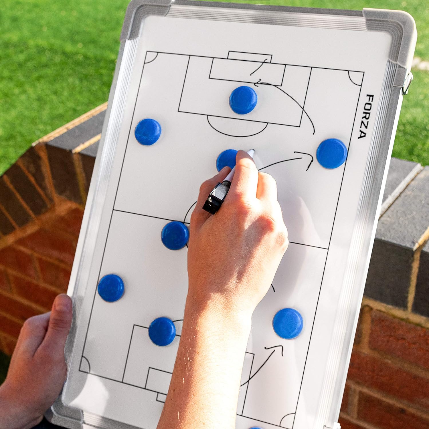 FORZA 45cm x 30cm Coaching Tactics Boards | 13 Sport Options | Double-Sided Design