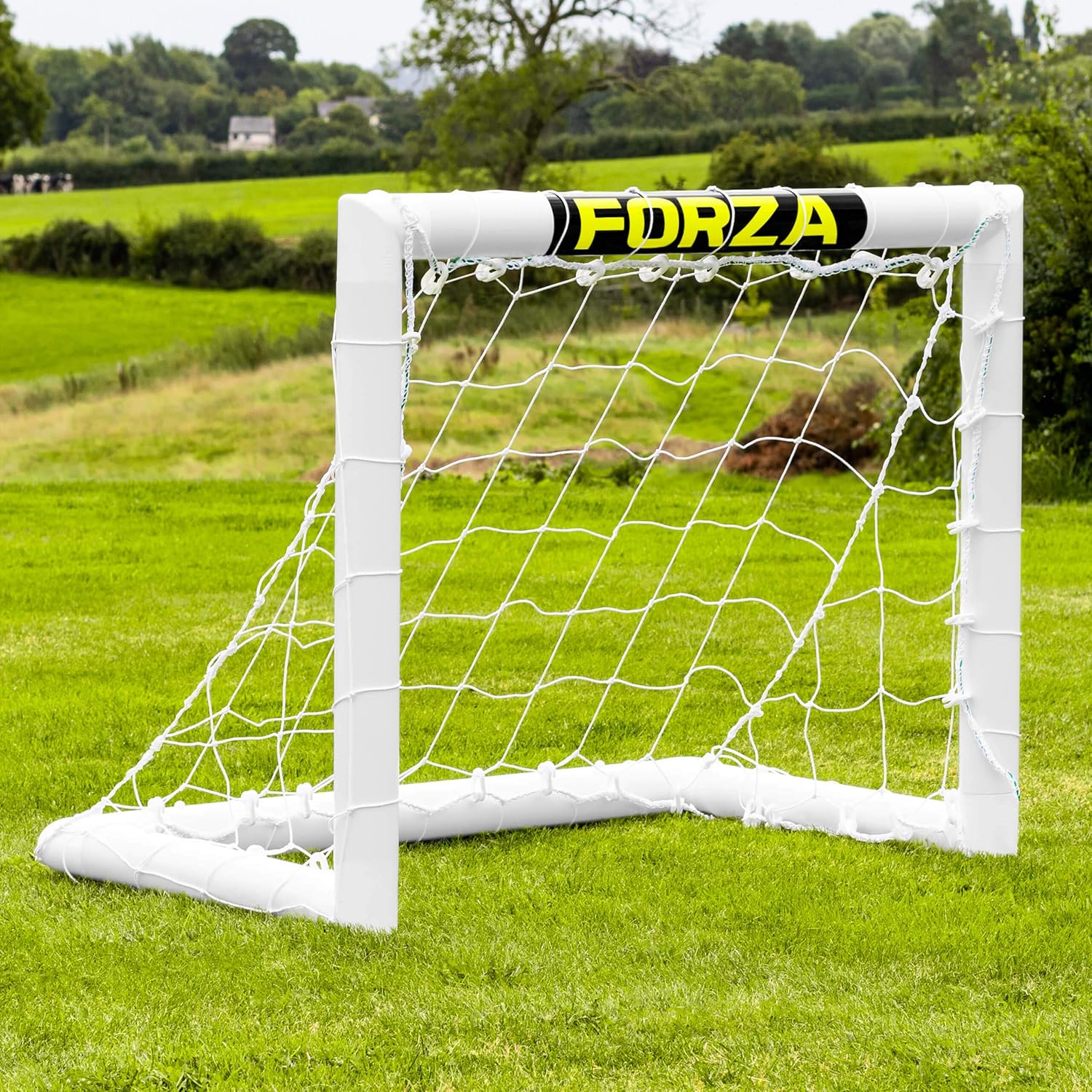 FORZA Mini Target Goal [3ft x 2.5ft] | Ultra-Durable & Weatherproof Kids Target Football Goal – Quick & Easy Assembly