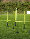 FORZA Adjustable Height Outdoor Hurdle Set 4ft & 5ft | Sports Exercise Equipment | Football Training Equipment | Speed & Agility Training Kit for Men, Women & Kids