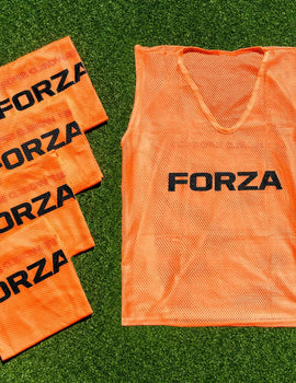 FORZA Training Bibs [10 Pack] - Pro Football Training Vests Sizes | Multi-Sport Bibs | Kids/Adult Bib | Football Bibs | Training Equipment