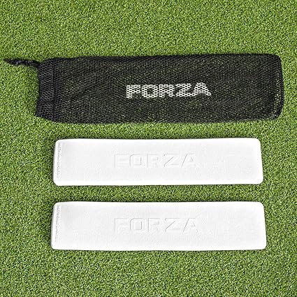 FORZA Throwdown Pitch Line Markers - Pack of 10 | Weatherproof Rubber | 10 Colours Available
