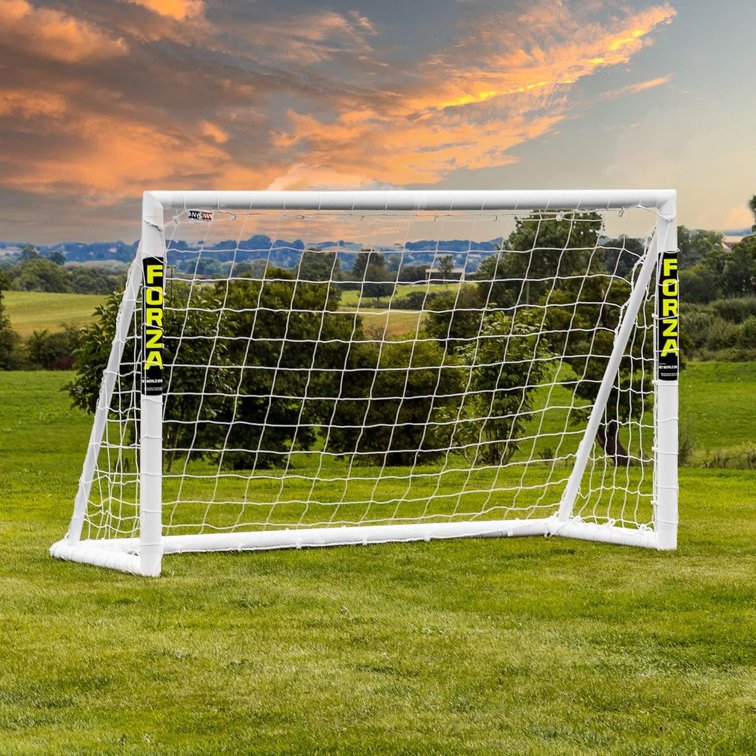 FORZA 6ft x 4ft Kids Football Goal | The UK’s Best Garden Goalposts - Optional Target Sheet, Football & Carry Bag - Lightweight, Weatherproof & Easy to Assemble