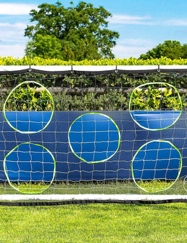 FORZA PVC Football Goal With Pro Target Sheet [6ftx 4ft] | Kids Training Equipment - Garden & Target Sheet | Premium PVC Locking - Weatherproof Design