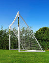 FORZA 12ft x 6ft Football Goal | All Weather uPVC Garden Goals with Quick and Easy Assembly - Optional Training Football, Target Sheet & Carry Bag