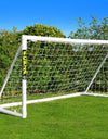 FORZA 8ft x 4ft Football Goal | Durable All Weather uPVC with Quick & Easy Assembly - Optional Target Sheet, Football & Carry Bag - Ideal for Home Gardens and Clubs
