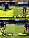 FORZA POD Goal - PRO ALU50 Folding Football Goal | Fold-Away & Freestanding Target Goals | Carry Bag Included - Multiple Sizes & Colours