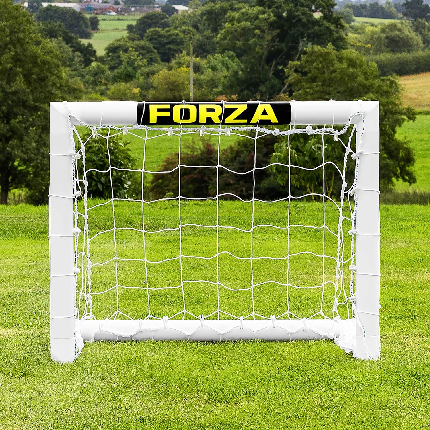 FORZA Mini Target Goal [3ft x 2.5ft] | Ultra-Durable & Weatherproof Kids Target Football Goal – Quick & Easy Assembly