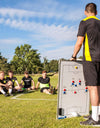 FORZA 90cm x 60cm Sport Coaching Board | 13 Sport Options | Double-Sided Dry Wipe Tactics Board – Includes Magnets, Pen & Eraser (Without Carry Bag, Football)