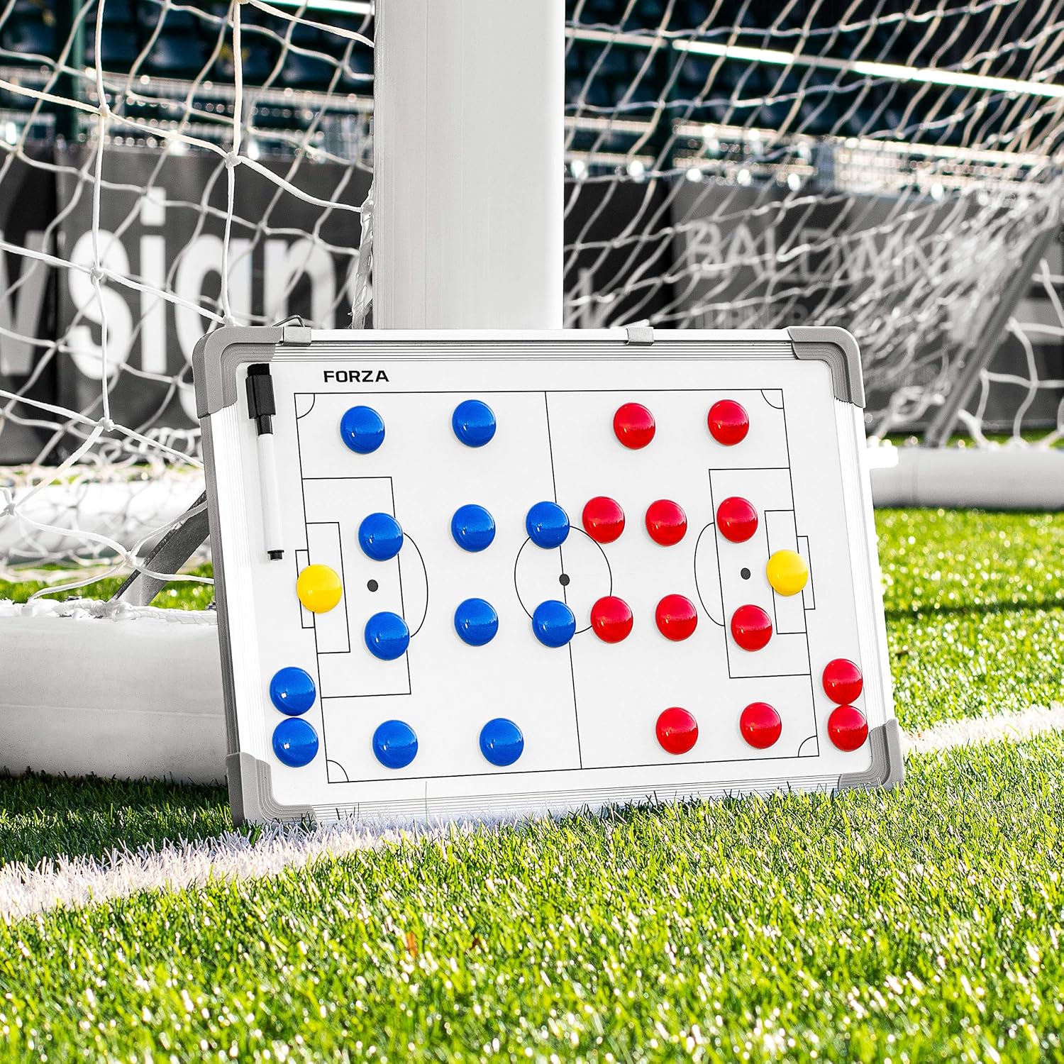 FORZA 45cm x 30cm Coaching Tactics Boards | 13 Sport Options | Double-Sided Design