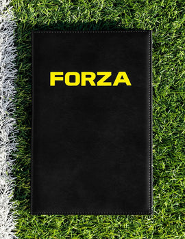 FORZA A4 Sports Coaching Folder [13 Sport Options] | Durable PU Coach's Board with Dry-Wipe Whiteboard, Match Planner, and Magnetic Markers – Ideal for Football, Rugby, Netball, Basketball & More