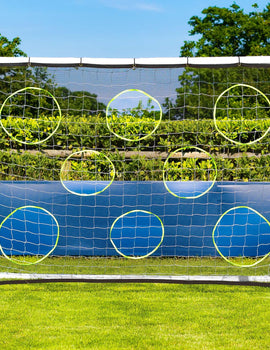 FORZA 8ft x 6ft Football Goal | Ready, Set, Goal! | All Weather uPVC Football Goals – Optional Target Sheet, Football & Carry Bag Included