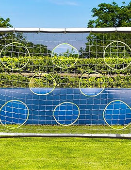 FORZA Football Goal Target Sheets - Shooting Practice Aid | Easily Attached + Detached | Perfect Your Strike! | [9 Size Options] - GOAL NOT INCLUDED