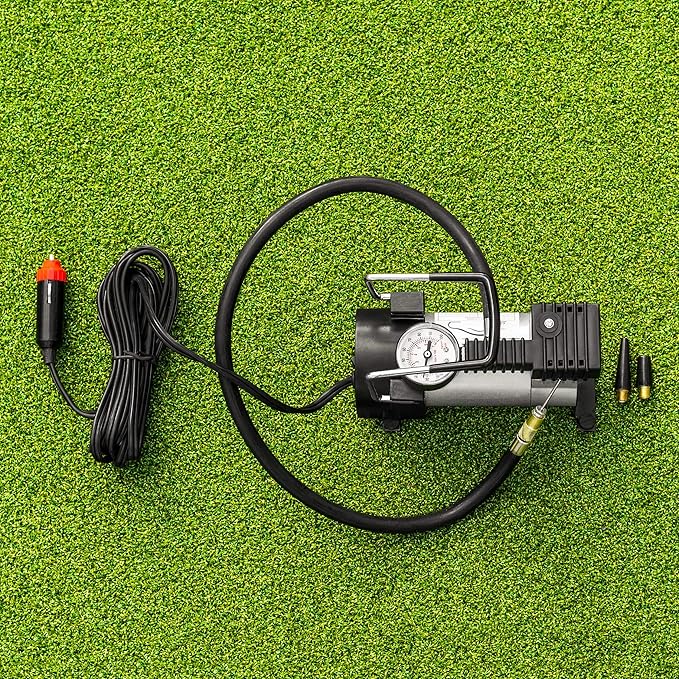 FORZA 12V Electric Ball Pump | High-Performance Portable Air Compressor with PSI & Bar Display for Footballs & Sports Balls